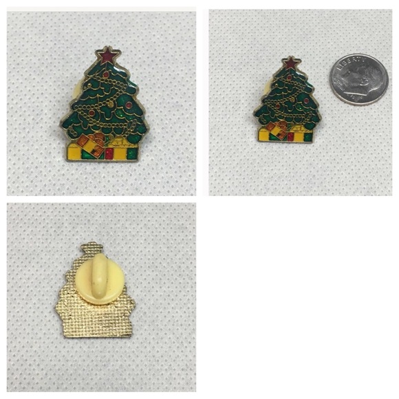 Vintage Enamel Holiday Pins - Set of 4 - Picture 4 of 5